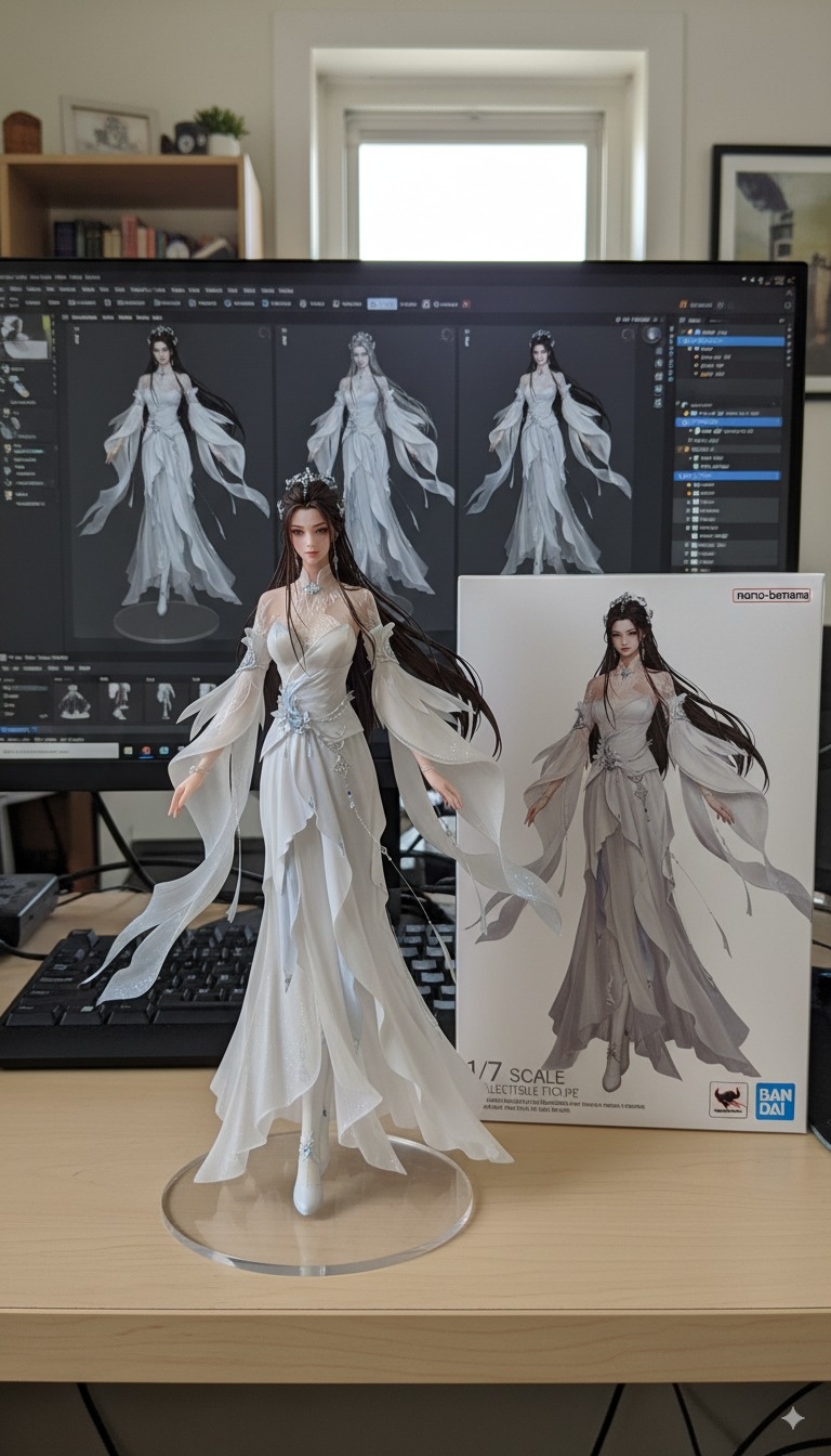 Nano Banana generated anime figure example 3